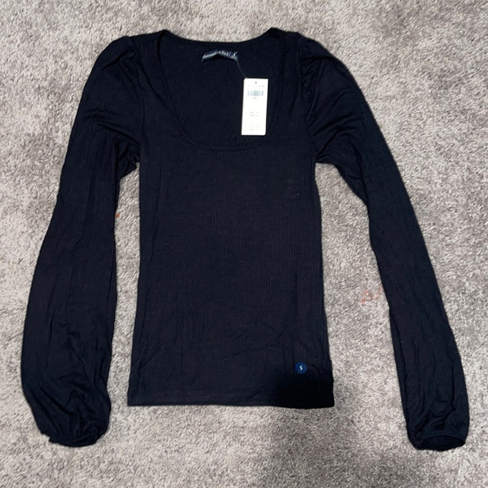 Abercrombie Black Long Sleeve Shirt